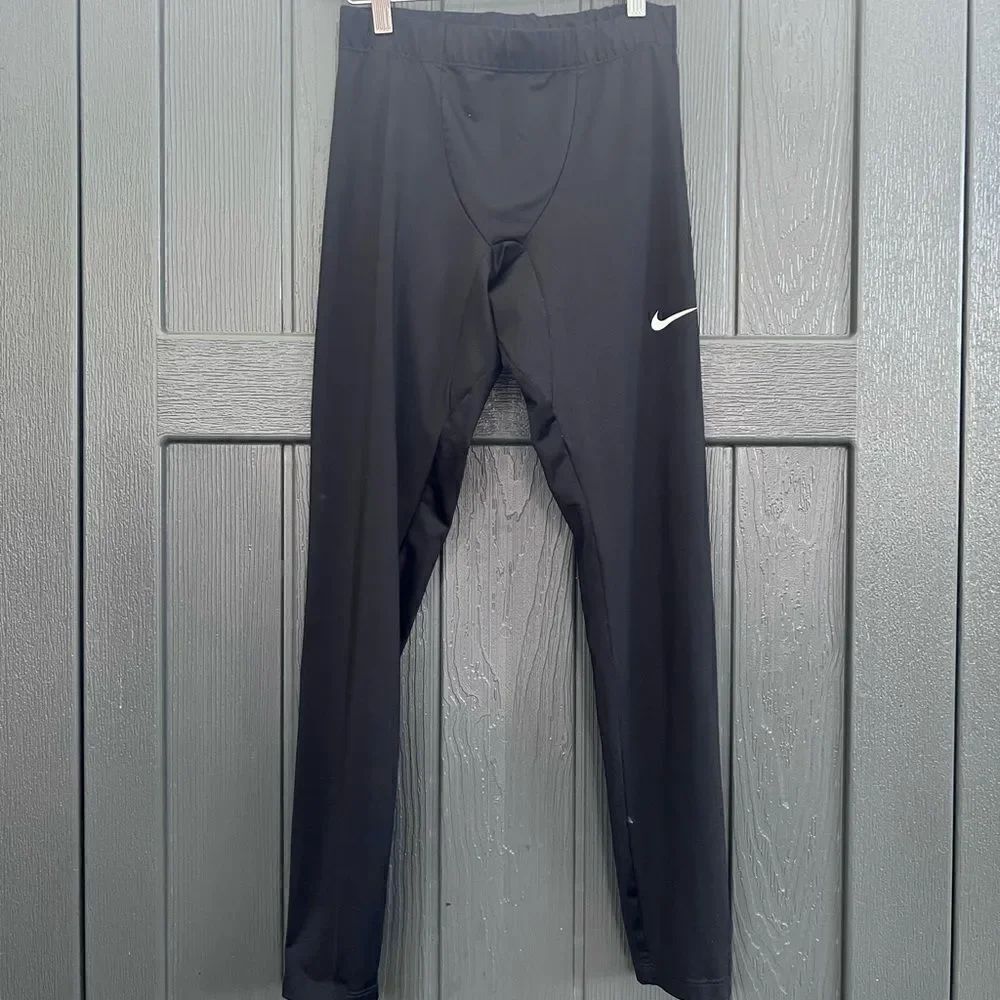 Nike Men's Dri-FIT Challenger Running Training Tights Black Size M CZ8830-010